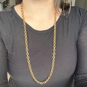 Vintage Monet Gold Chain Necklace